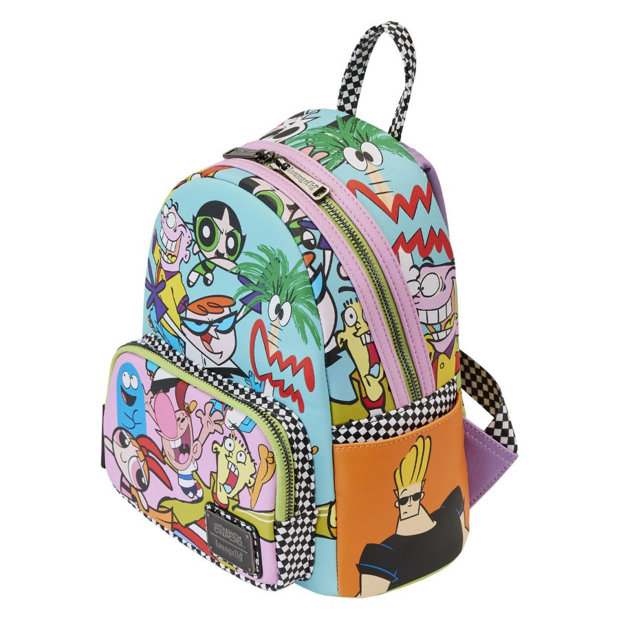 Pop Weasel - Image 3 of Cartoon Network - Retro Collage Mini Backpack - Loungefly - Bags, Wallets & Purses - Image - Pop Weasel