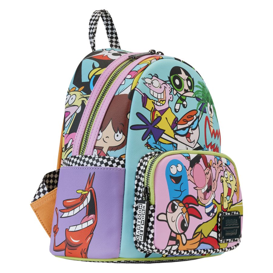 Pop Weasel - Image 4 of Cartoon Network - Retro Collage Mini Backpack - Loungefly - Bags, Wallets & Purses - Image - Pop Weasel