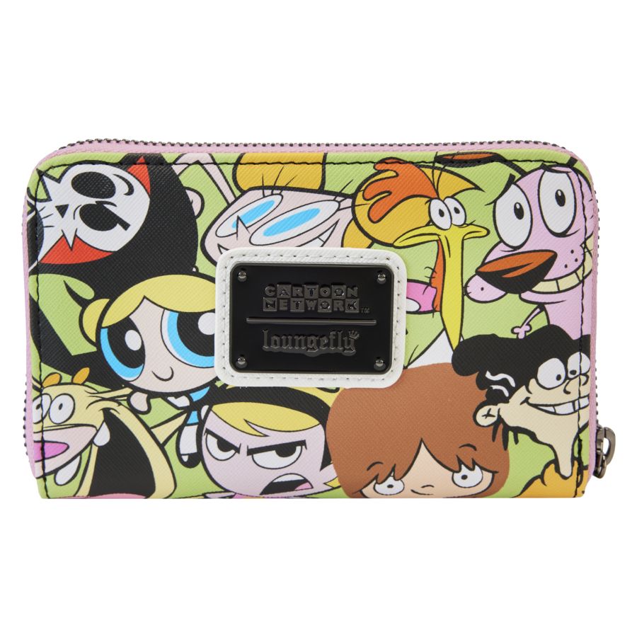 Pop Weasel - Image 3 of Cartoon Network - Retro Collage Zip Around Wallet - Loungefly - Bags, Wallets & Purses - Image - Pop Weasel