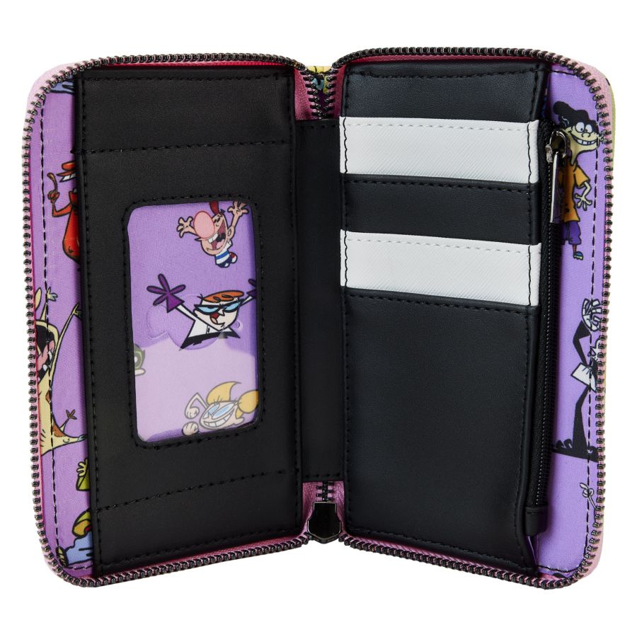 Pop Weasel - Image 4 of Cartoon Network - Retro Collage Zip Around Wallet - Loungefly - Bags, Wallets & Purses - Image - Pop Weasel