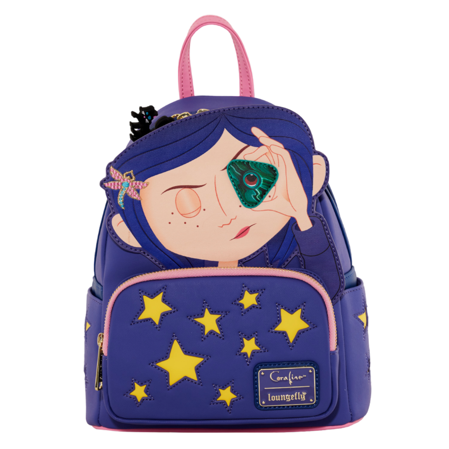 Pop Weasel Image of Coraline - Stars Cosplay Mini Backpack - Loungefly - Bags, Wallets & Purses - Image - Pop Weasel