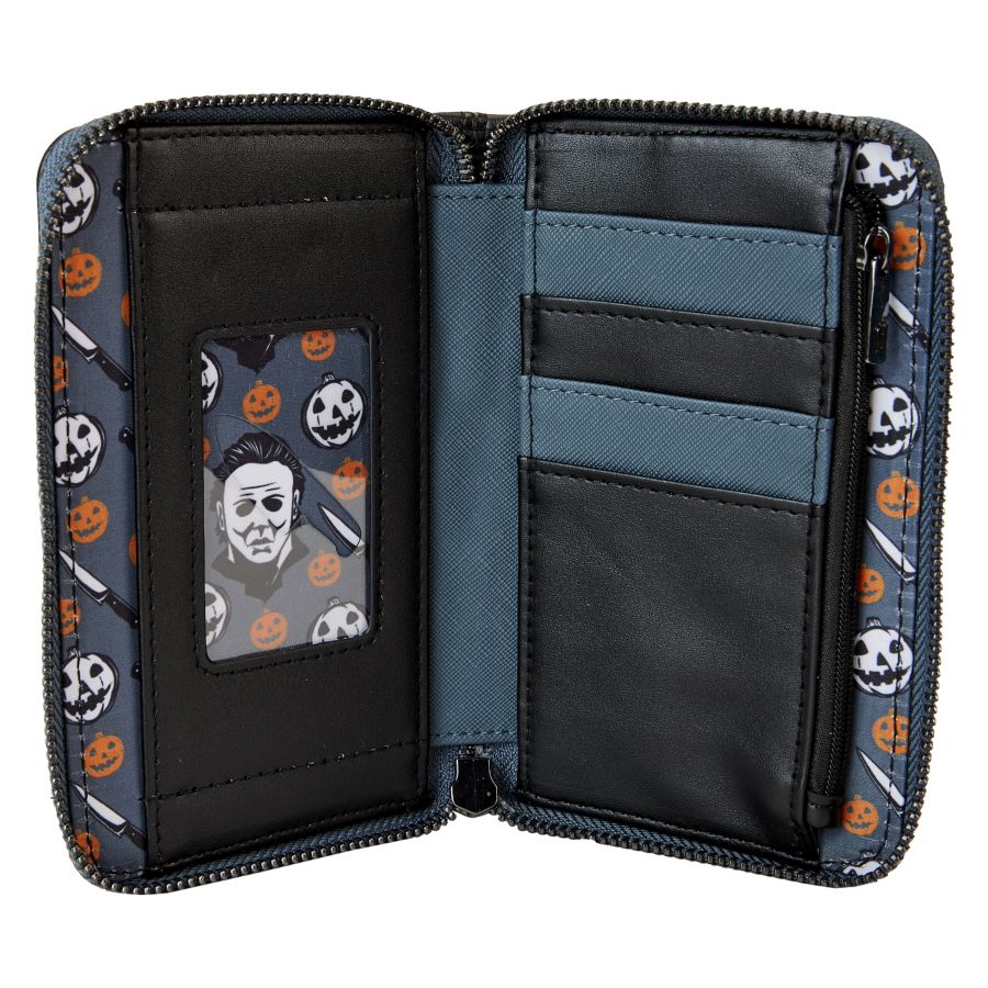 Pop Weasel - Image 4 of Halloween - Michael Myers Zip Wallet - Loungefly - Bags, Wallets & Purses - Image - Pop Weasel