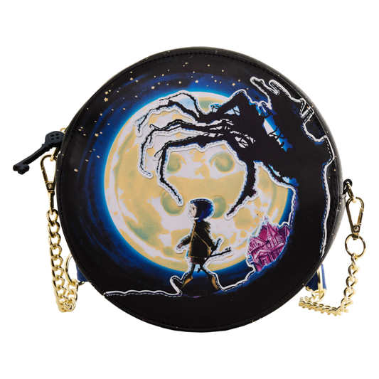 Pop Weasel Image of Coraline - Moon Crossbody Bag - Loungefly