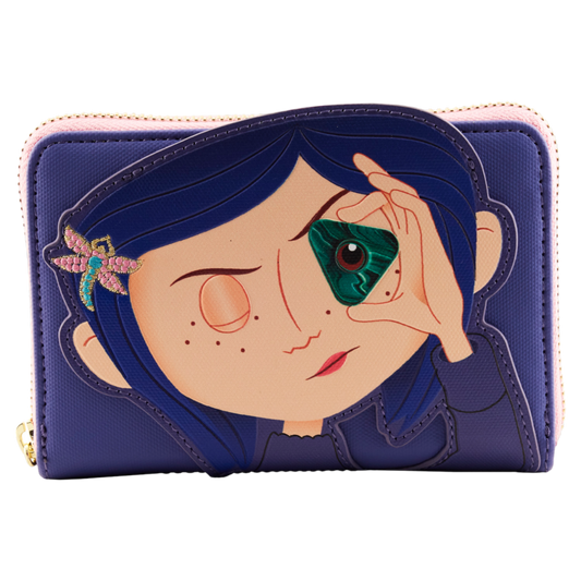 Pop Weasel Image of Coraline - Stars Cosplay Zip Around Wallet - Loungefly