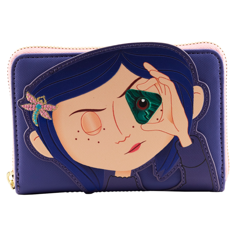 Pop Weasel Image of Coraline - Stars Cosplay Zip Around Wallet - Loungefly - Bags, Wallets & Purses - Image - Pop Weasel