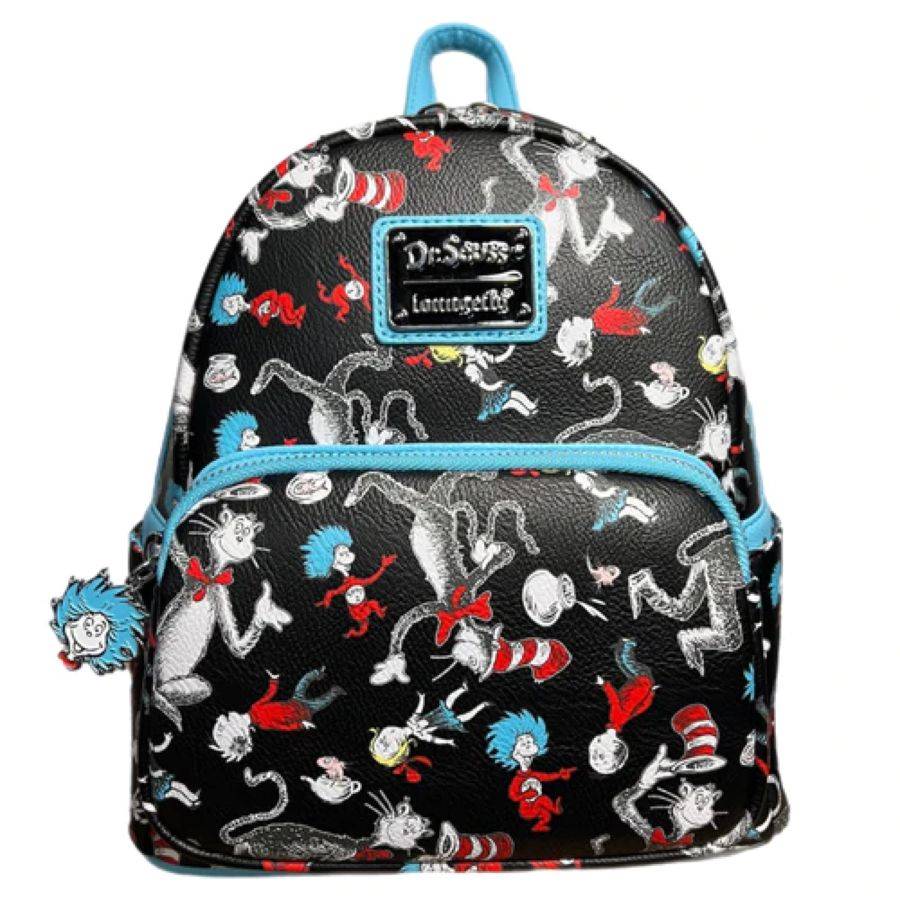 Pop Weasel Image of Dr Seuss - Cat in the Hat US Exclusive Mini Backpack [RS] - Loungefly - Bags, Wallets & Purses - Image - Pop Weasel