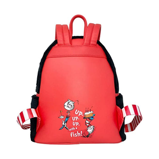 Dr Seuss - Cat in the Hat Faux Fur Cosplay Backpack [RS] - Loungefly