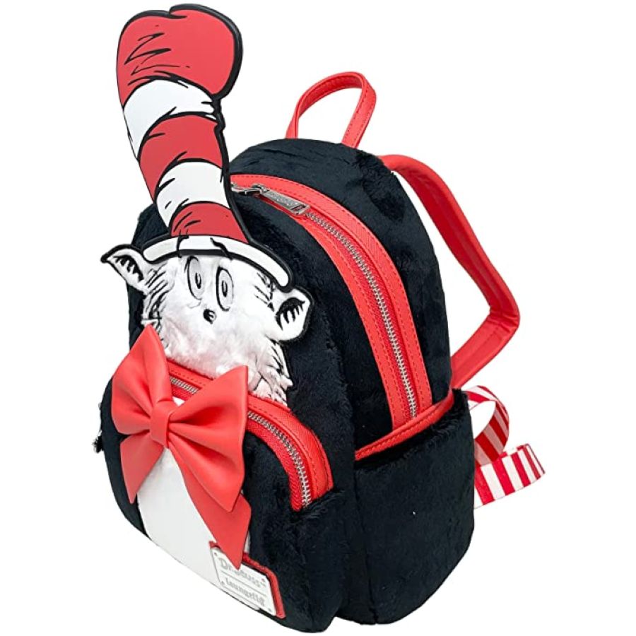 Dr Seuss - Cat in the Hat Faux Fur Cosplay Backpack [RS] - Loungefly - Bags, Wallets & Purses - Image - Pop Weasel