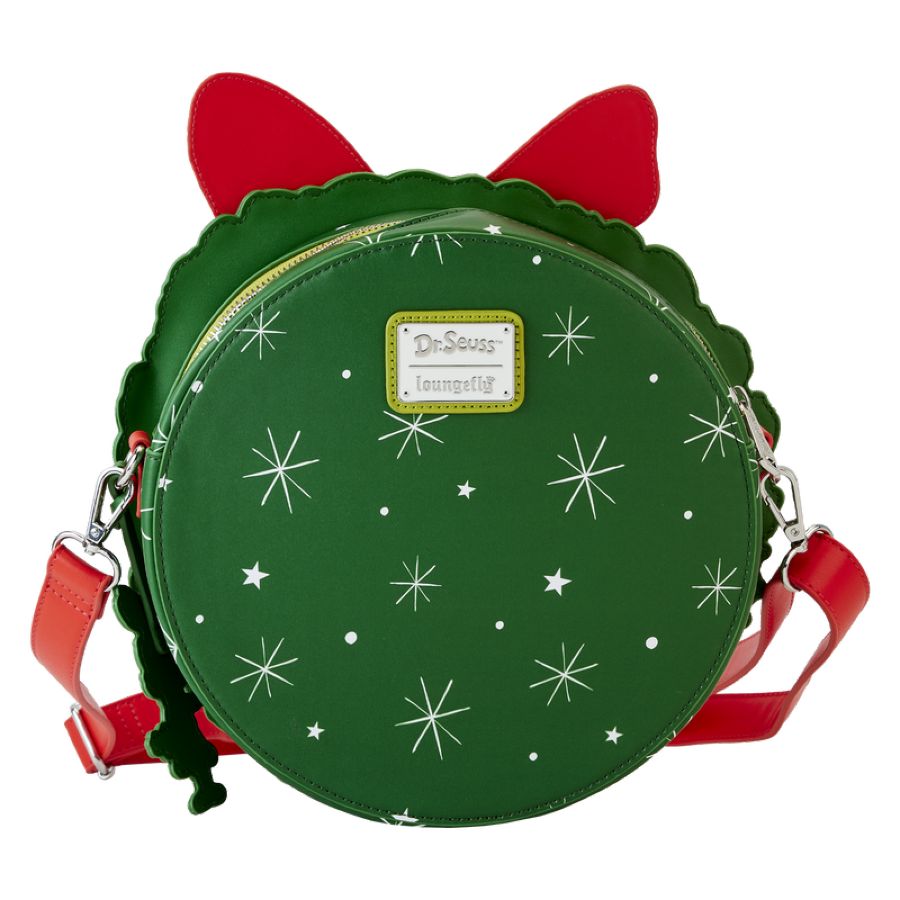 Pop Weasel - Image 3 of Dr Seuss - Dr. Seuss' How the Grinch Stole Christmas! Wreath Crossbody - Loungefly - Bags, Wallets & Purses - Image - Pop Weasel