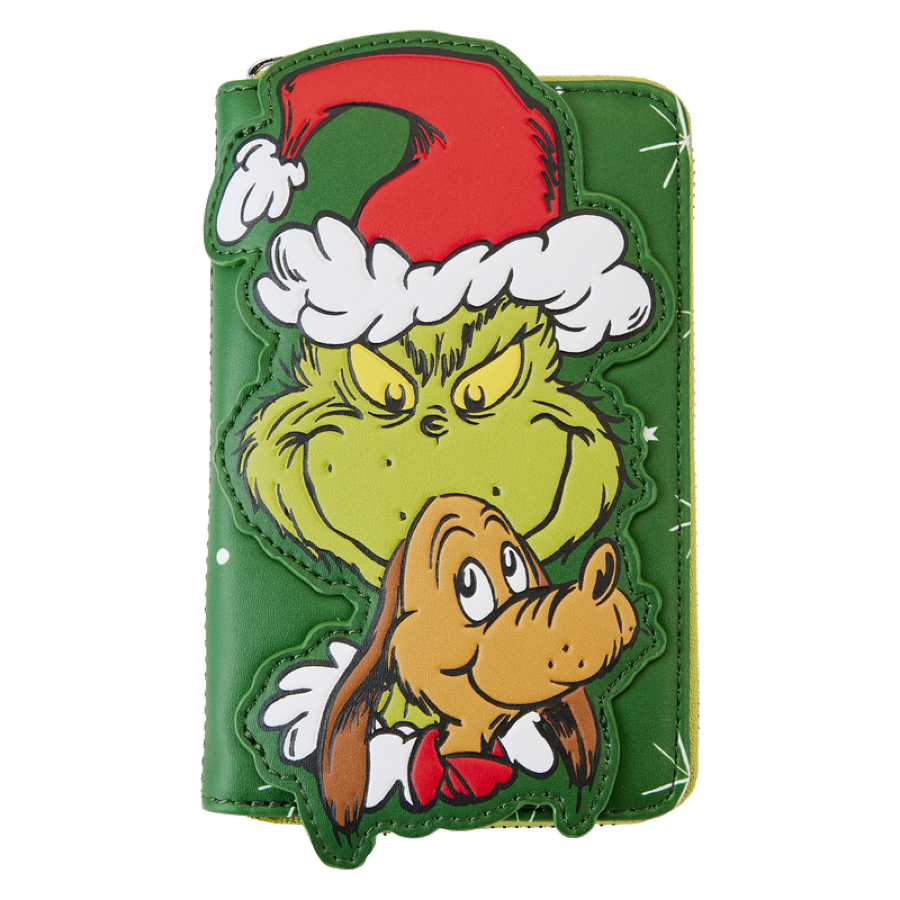 Dr Seuss - Dr. Seuss' How the Grinch Stole Christmas! Santa Cosplay Zip Around Wallet - Loungefly - Bags, Wallets & Purses - Image - Pop Weasel