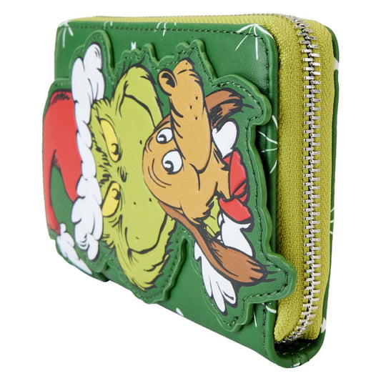 Dr Seuss - Dr. Seuss' How the Grinch Stole Christmas! Santa Cosplay Zip Around Wallet - Loungefly