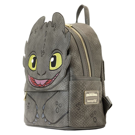 Pop Weasel - Image 2 of How to Train Your Dragon - Toothless Cosplay Mini Backpack - Loungefly