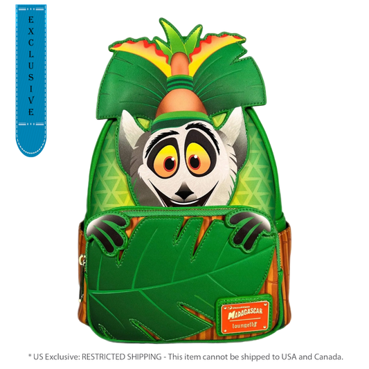 Pop Weasel Image of Madagasca - King Julien Cosplay US Exclusive Mini Backpack [RS] - Loungefly