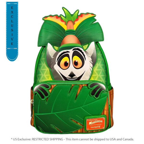 Pop Weasel Image of Madagasca - King Julien Cosplay US Exclusive Mini Backpack [RS] - Loungefly
