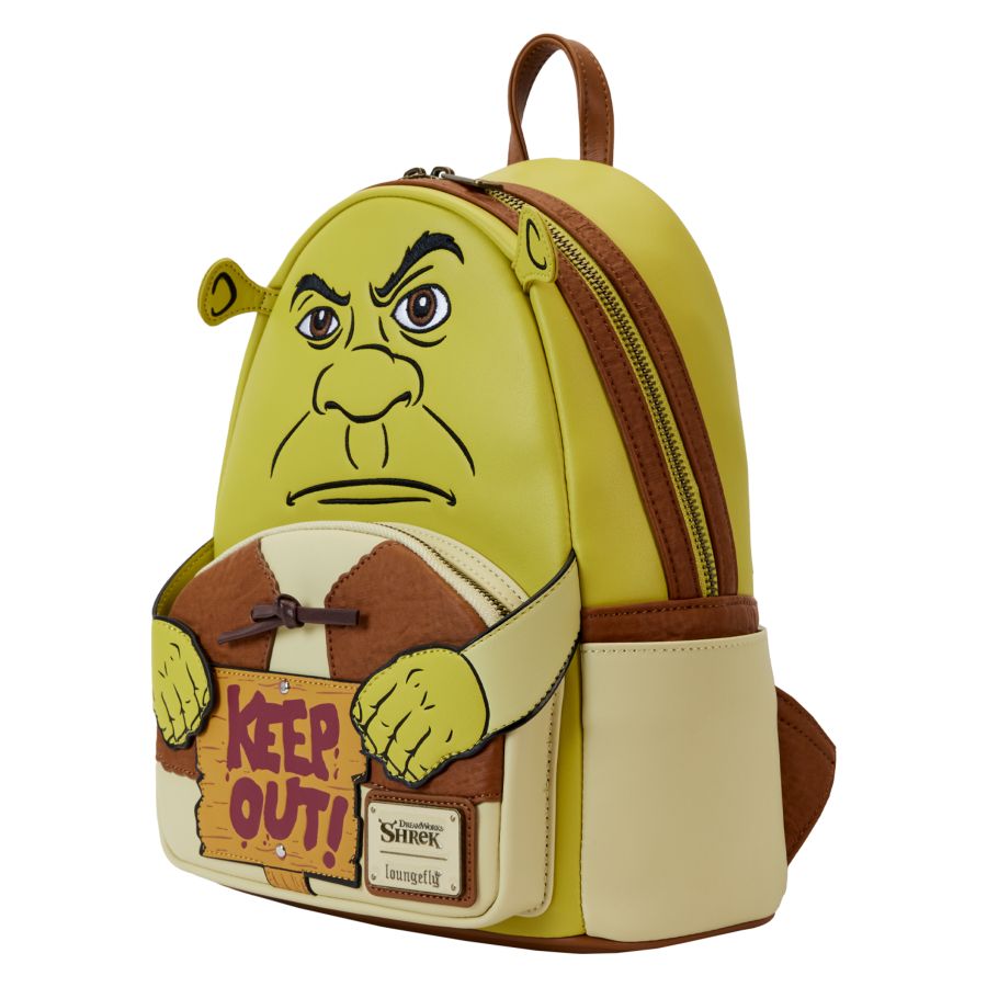 Image Pop Weasel - Image 2 of Shrek - Keep Out Cosplay Mini Backpack - Loungefly - Bags, Wallets & Purses - Image - Pop Weasel