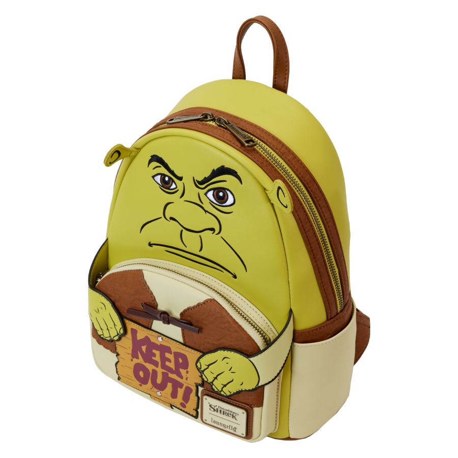 Image Pop Weasel - Image 3 of Shrek - Keep Out Cosplay Mini Backpack - Loungefly - Bags, Wallets & Purses - Image - Pop Weasel