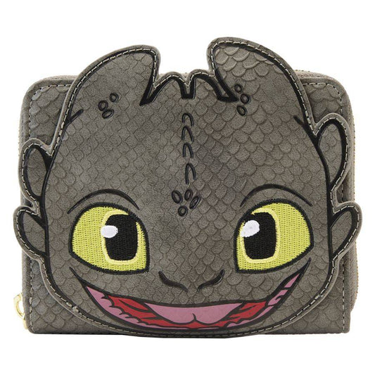 Pop Weasel Image of How to Train Your Dragon - Toothless Cosplay Zip Wallet - Loungefly