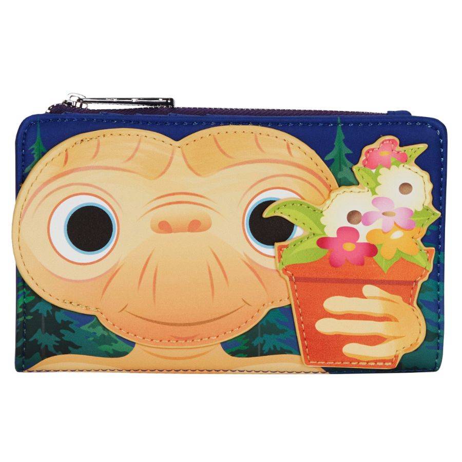 Pop Weasel Image of E.T. the Extra-Terrestrial - Flower Pot Flap Purse - Loungefly