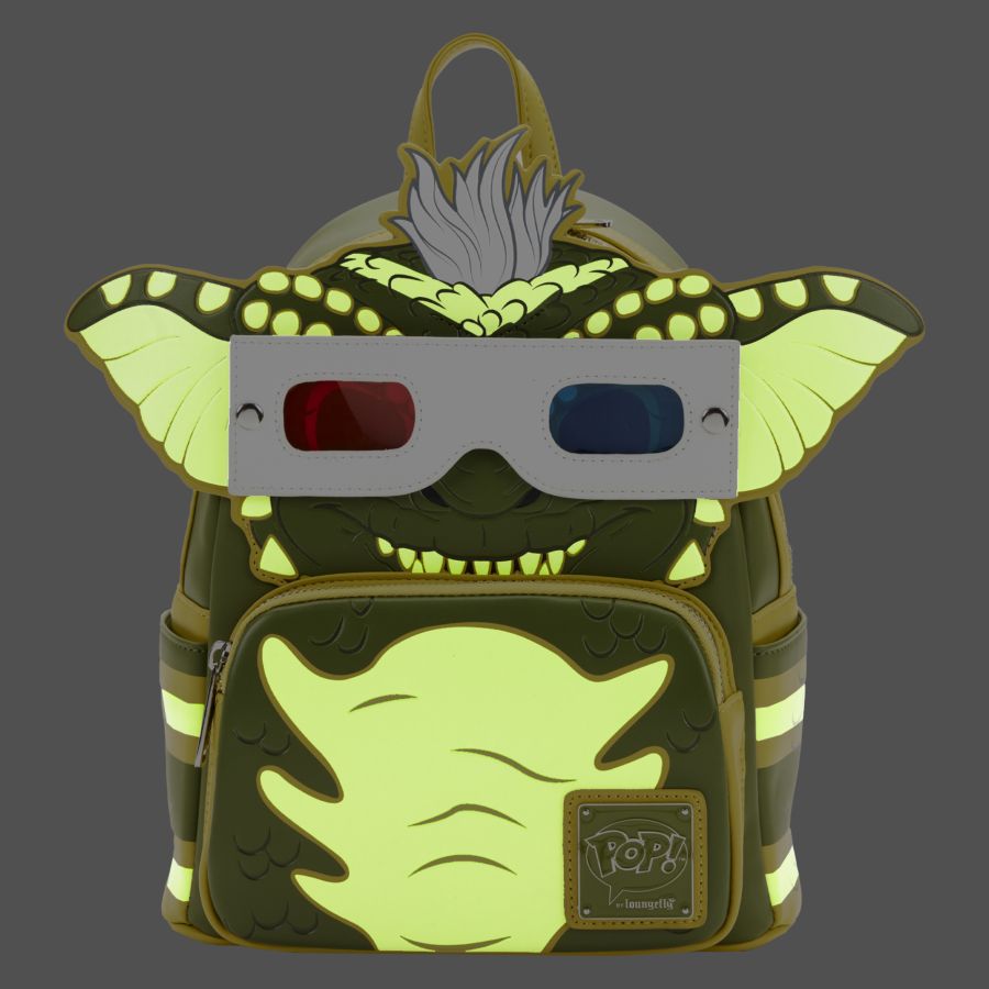 Pop Weasel - Image 2 of Gremlins - Stripe Pop! Mini Backpack with 3D Glasses - Loungefly