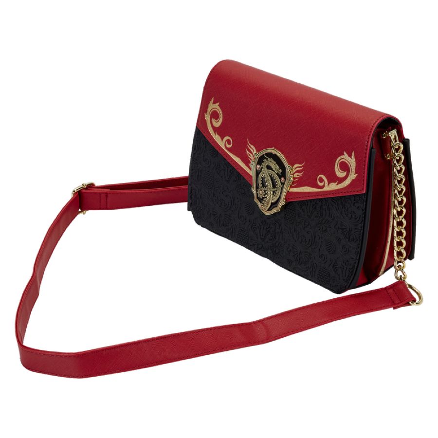 Pop Weasel - Image 3 of House Of The Dragon - All-Over Print House Targaryen Crossbody Bag - Loungefly - Bags, Wallets & Purses - Image - Pop Weasel