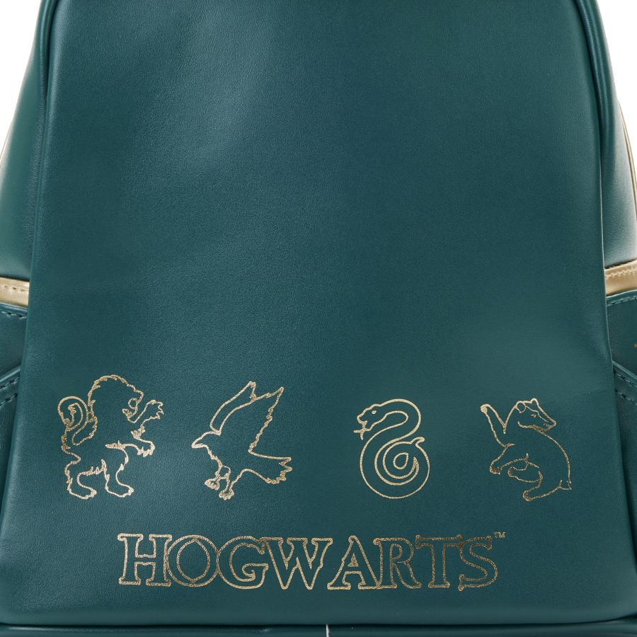 Pop Weasel - Image 5 of Harry Potter - Golden Hogwarts Mini Backpack - Loungefly - Bags, Wallets & Purses - Image - Pop Weasel