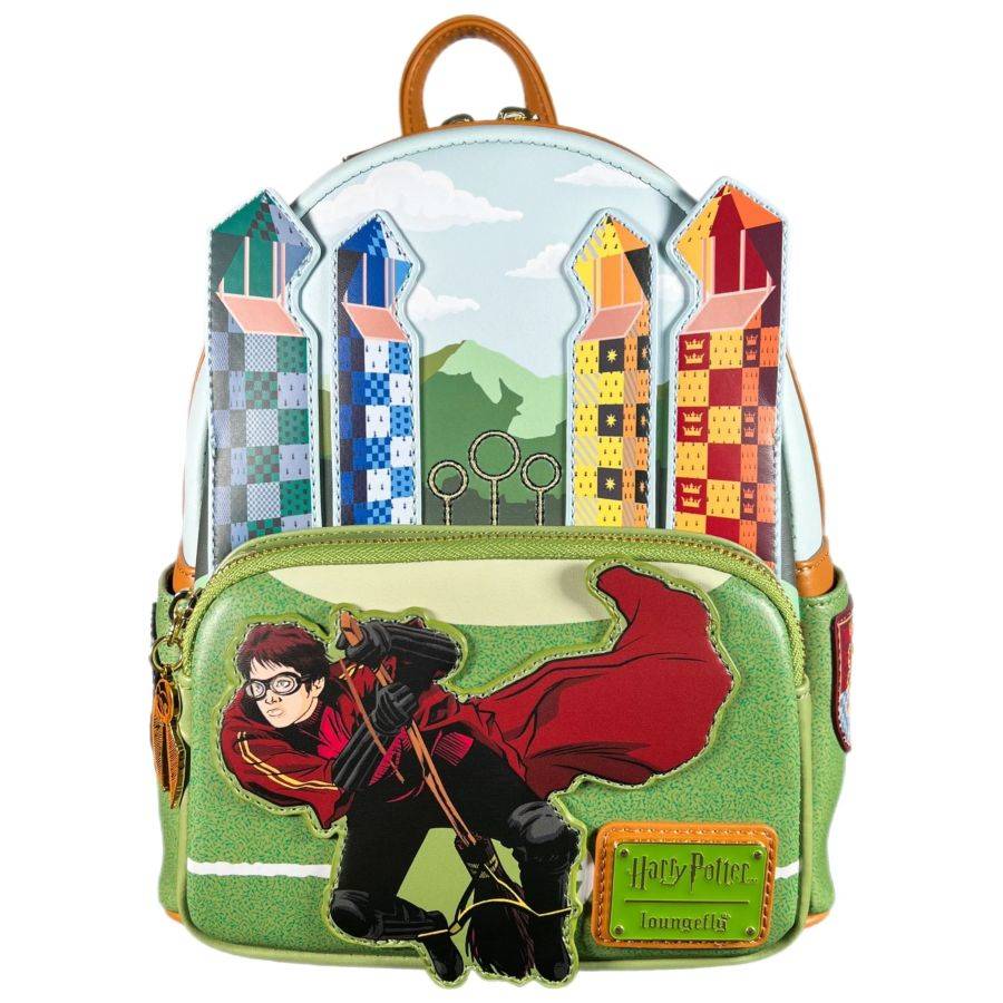 Pop Weasel Image of Harry Potter - Quidditch US Exclusive Mini Backpack [RS] - Loungefly - Bags, Wallets & Purses - Image - Pop Weasel