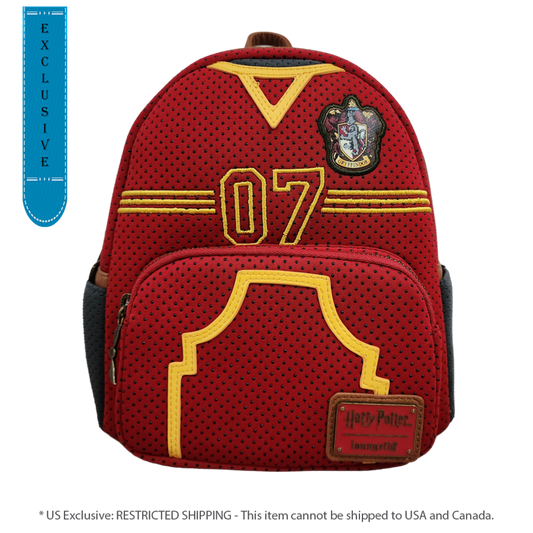 Pop Weasel Image of Harry Potter - Quidditch Uniform US Exclusive Mini Backpack [RS] - Loungefly