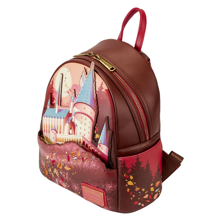 Pop Weasel - Image 3 of Harry Potter - Hogwarts Fall Mini Backpack - Loungefly - Bags, Wallets & Purses - Image - Pop Weasel