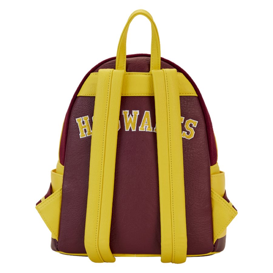 Pop Weasel - Image 3 of Harry Potter - Gryffindor Hogwarts Crest Varsity Jacket Mini Backpack - Loungefly - Bags, Wallets & Purses - Image - Pop Weasel