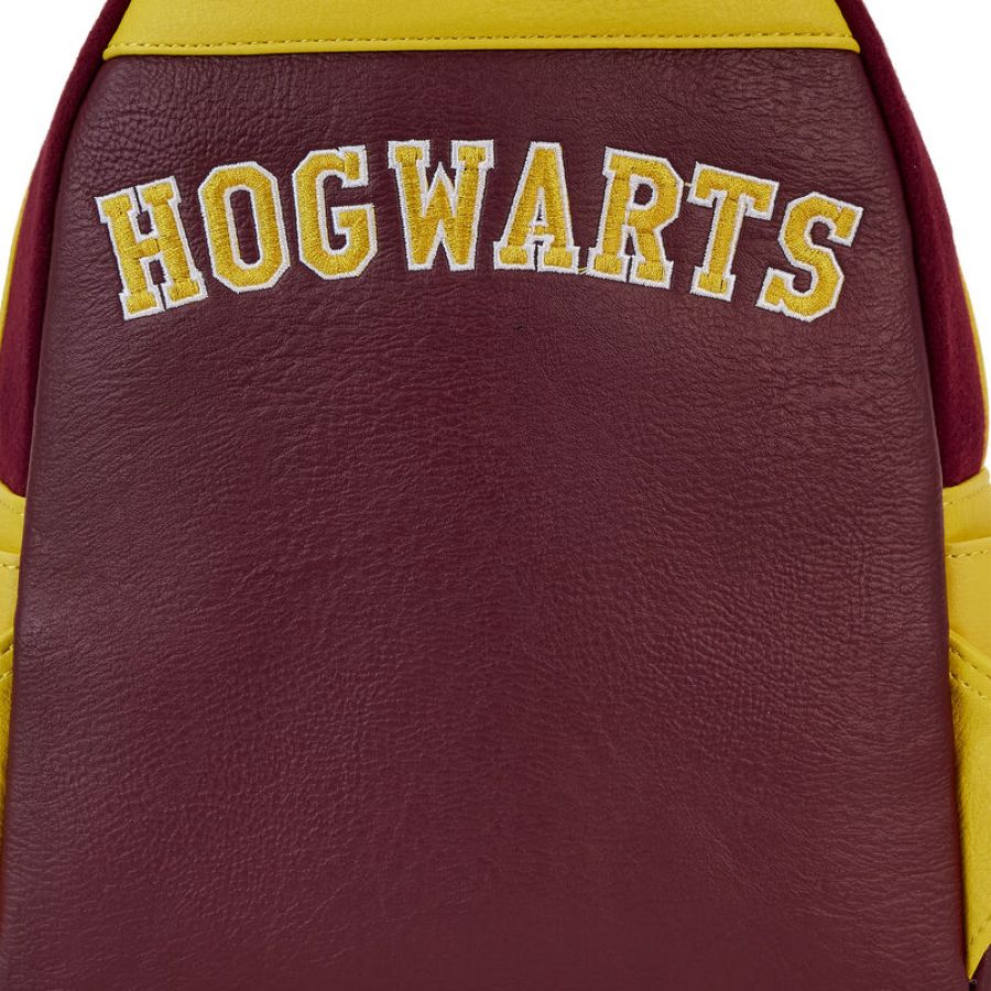 Pop Weasel - Image 4 of Harry Potter - Gryffindor Hogwarts Crest Varsity Jacket Mini Backpack - Loungefly - Bags, Wallets & Purses - Image - Pop Weasel