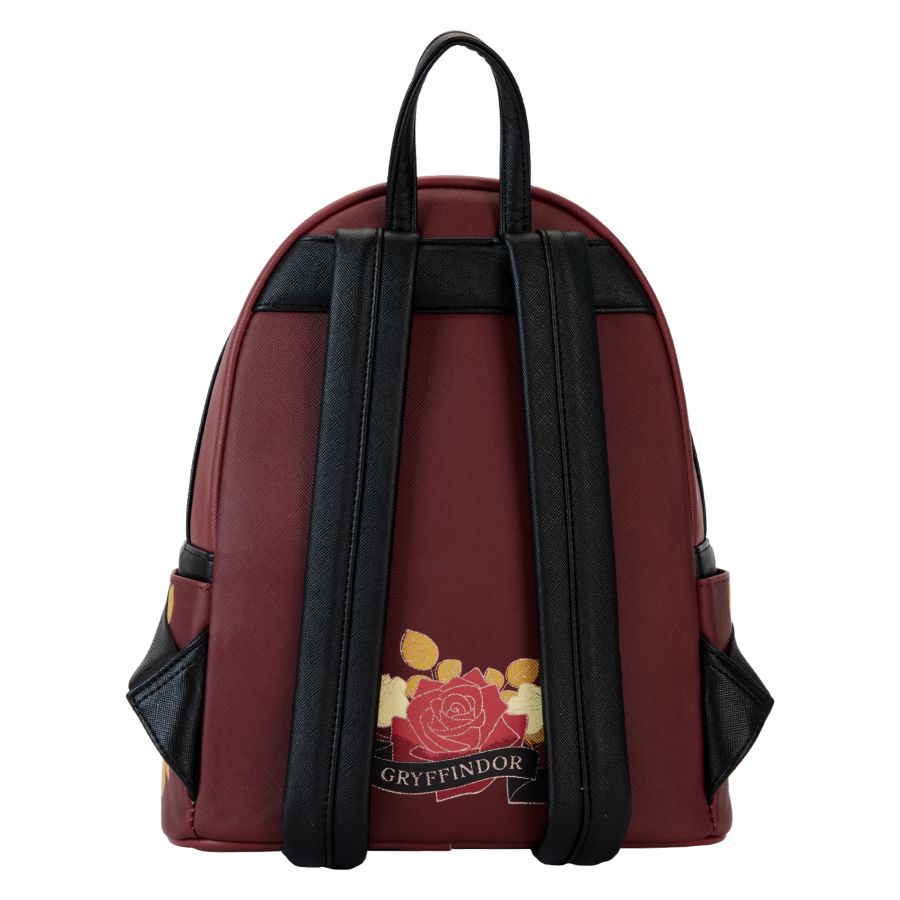 Pop Weasel - Image 4 of Harry Potter - Gryffindor House Floral Tattoo Mini Backpack - Loungefly - Bags, Wallets & Purses - Image - Pop Weasel