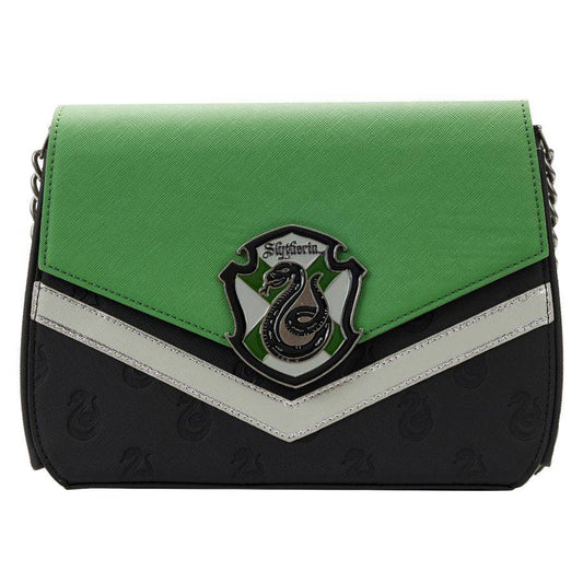 Pop Weasel Image of Harry Potter - Slytherin Chain Strap Crossbody - Loungefly