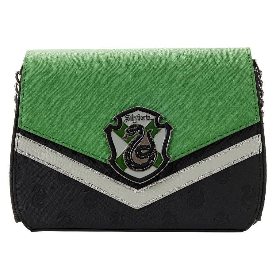 Pop Weasel Image of Harry Potter - Slytherin Chain Strap Crossbody - Loungefly - Bags, Wallets & Purses - Image - Pop Weasel