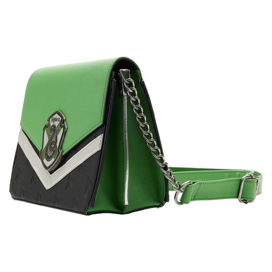 Pop Weasel - Image 2 of Harry Potter - Slytherin Chain Strap Crossbody - Loungefly