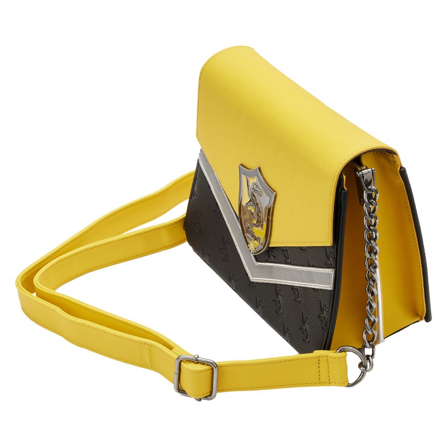 Pop Weasel - Image 3 of Harry Potter - Hufflepuff Chain Strap Crossbody - Loungefly - Bags, Wallets & Purses - Image - Pop Weasel