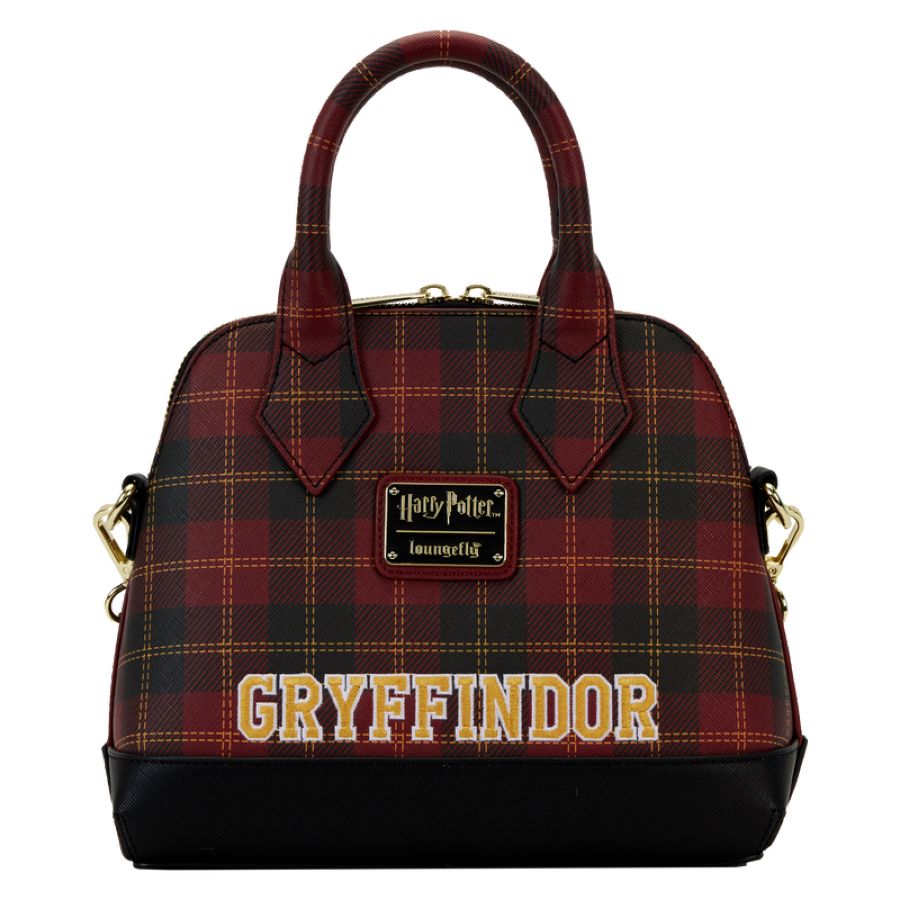 Pop Weasel - Image 4 of Harry Potter - Gryffindor Patch Varsity Plaid Crossbody Bag - Loungefly - Bags, Wallets & Purses - Image - Pop Weasel