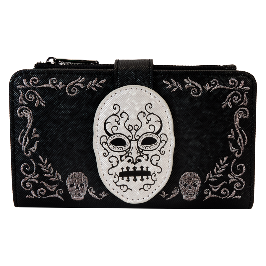 Harry Potter - Death Eater Mask Flap Wallet - Loungefly - Bags, Wallets & Purses - Image - Pop Weasel