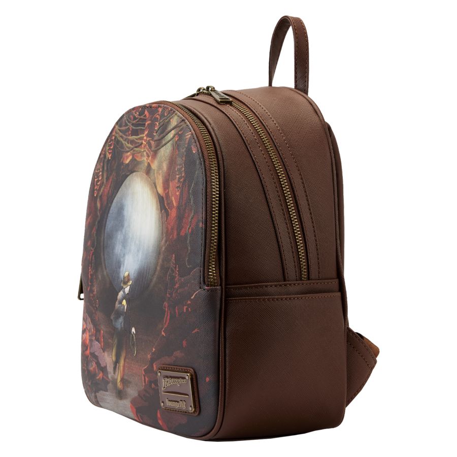 Pop Weasel - Image 2 of Indiana Jones: Raiders of the Lost Ark - Boulder Scene Mini Backpack with Coin Purse - Loungefly - Bags, Wallets & Purses - Image - Pop Weasel