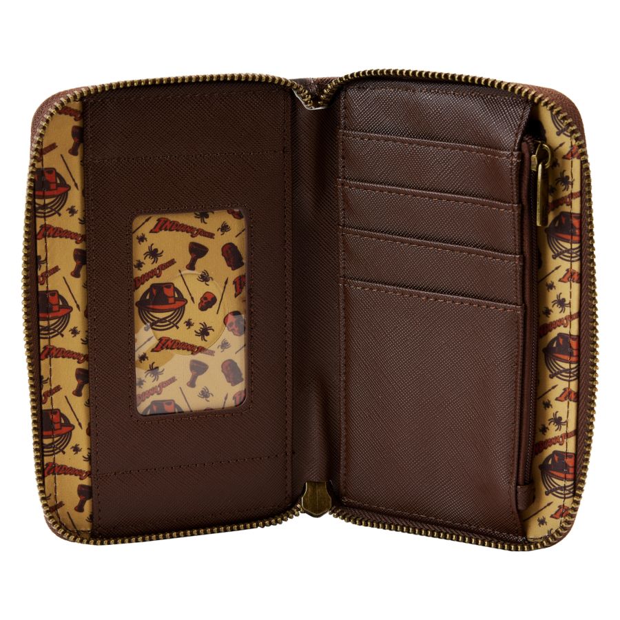 Pop Weasel - Image 4 of Indiana Jones: Raiders of the Lost Ark - Boulder Scene Zip Around Wallet - Loungefly - Bags, Wallets & Purses - Image - Pop Weasel