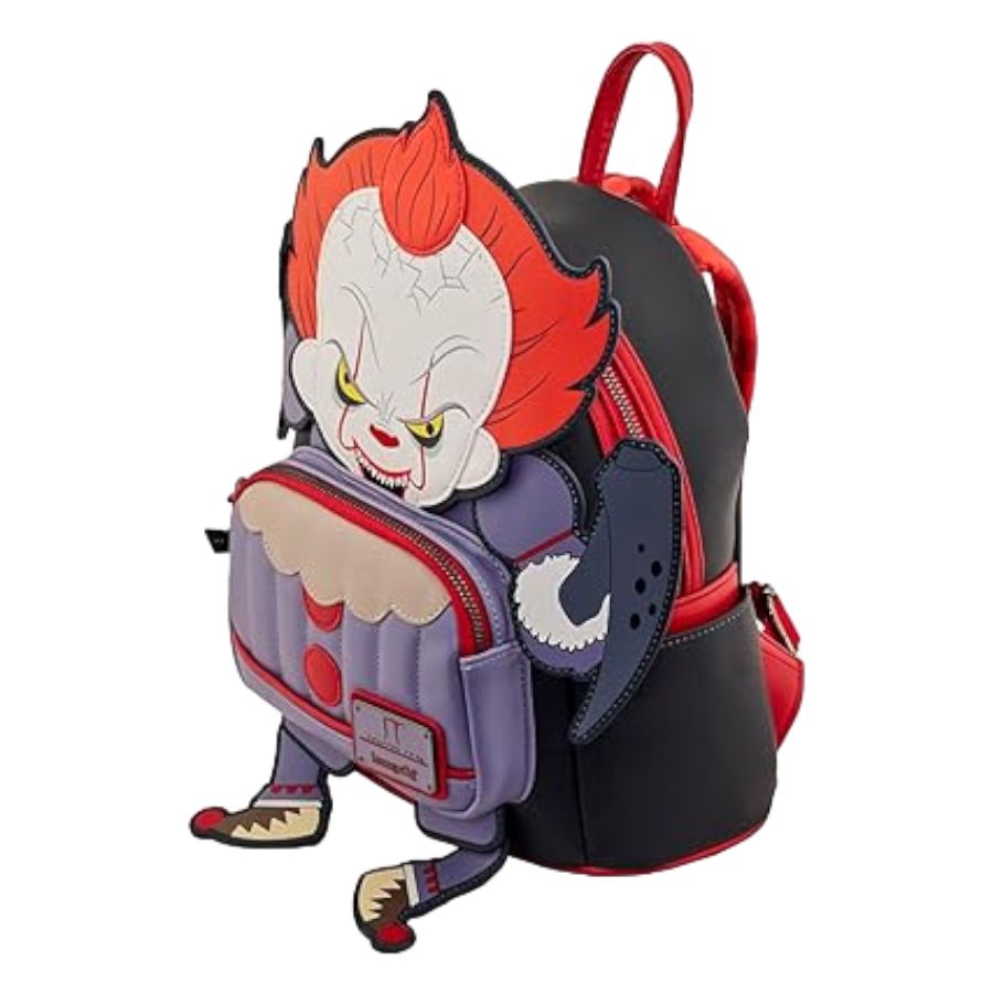 Pop Weasel - Image 3 of It (2017) - Pennywise US Exclusive Cosplay Mini Backpack [RS] - Loungefly - Bags, Wallets & Purses - Image - Pop Weasel