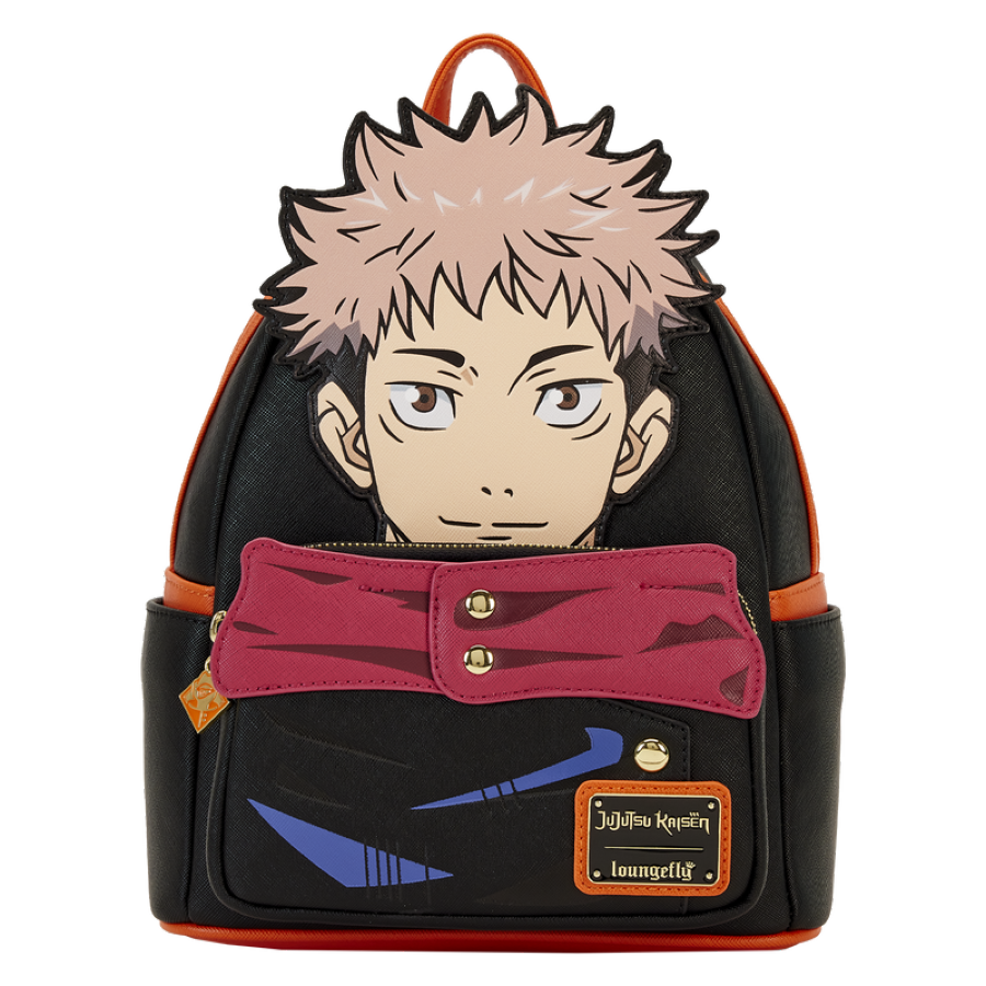 Pop Weasel Image of Jujutsu Kaisen - Yuji Itadori Cosplay Mini Backpack - Loungefly - Bags, Wallets & Purses - Image - Pop Weasel