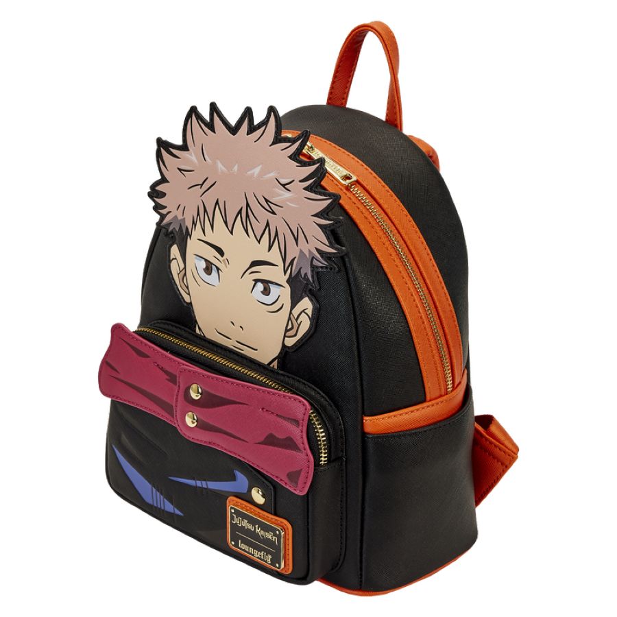 Pop Weasel - Image 2 of Jujutsu Kaisen - Yuji Itadori Cosplay Mini Backpack - Loungefly - Bags, Wallets & Purses - Image - Pop Weasel