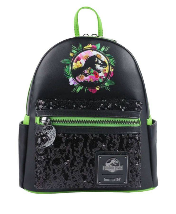 Pop Weasel Image of Jurassic Park - Floral Logo US Exclusive Backpack [RS] - Loungefly