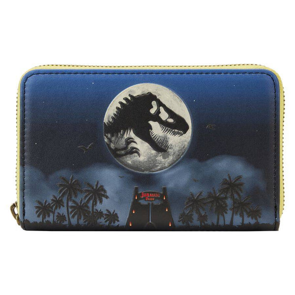 Pop Weasel Image of Jurassic Park - 30th Anniversary Dino Moon Zip Around Wallet - Loungefly