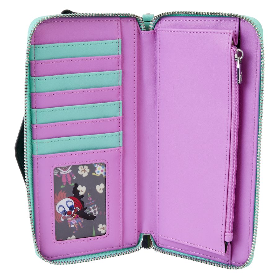 Pop Weasel - Image 4 of Killer Klowns - Zip Around Wrsitlet - Loungefly - Bags, Wallets & Purses - Image - Pop Weasel