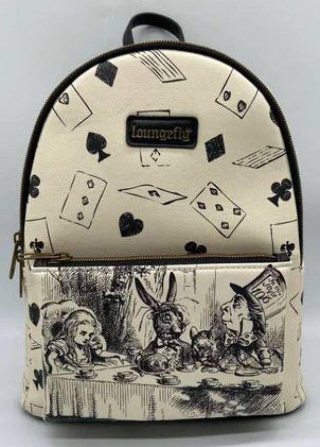 Pop Weasel Image of Alice in Wonderland (Book) - Tea Party US Exclusive Mini Backpack [RS] - Loungefly - Bags, Wallets & Purses - Image - Pop Weasel