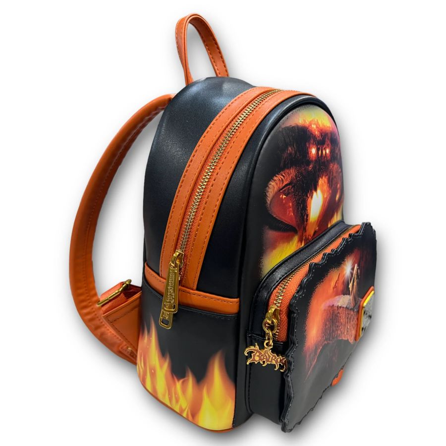 Pop Weasel - Image 3 of The Lord of the Rings - Gandalf Vs Balrog Scene US Exclusive Mini Backpack [RS] - Loungefly - Bags, Wallets & Purses - Image - Pop Weasel