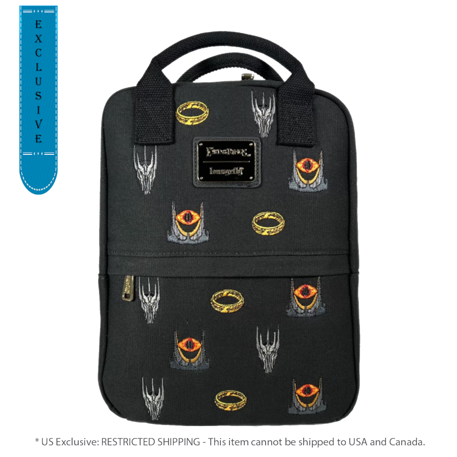 Pop Weasel Image of The Lord of the Rings - Sauron Canvas Mini Backpack [RS] - Loungefly - Bags, Wallets & Purses - Image - Pop Weasel