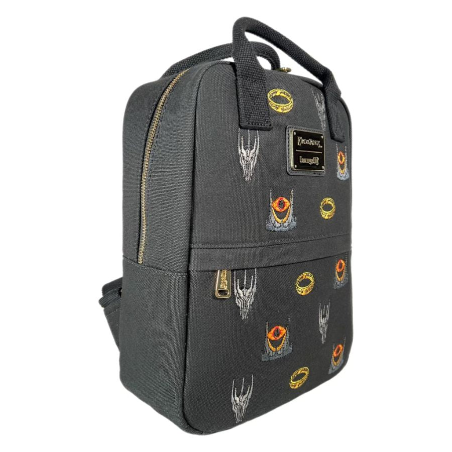 Pop Weasel - Image 3 of The Lord of the Rings - Sauron Canvas Mini Backpack [RS] - Loungefly - Bags, Wallets & Purses - Image - Pop Weasel