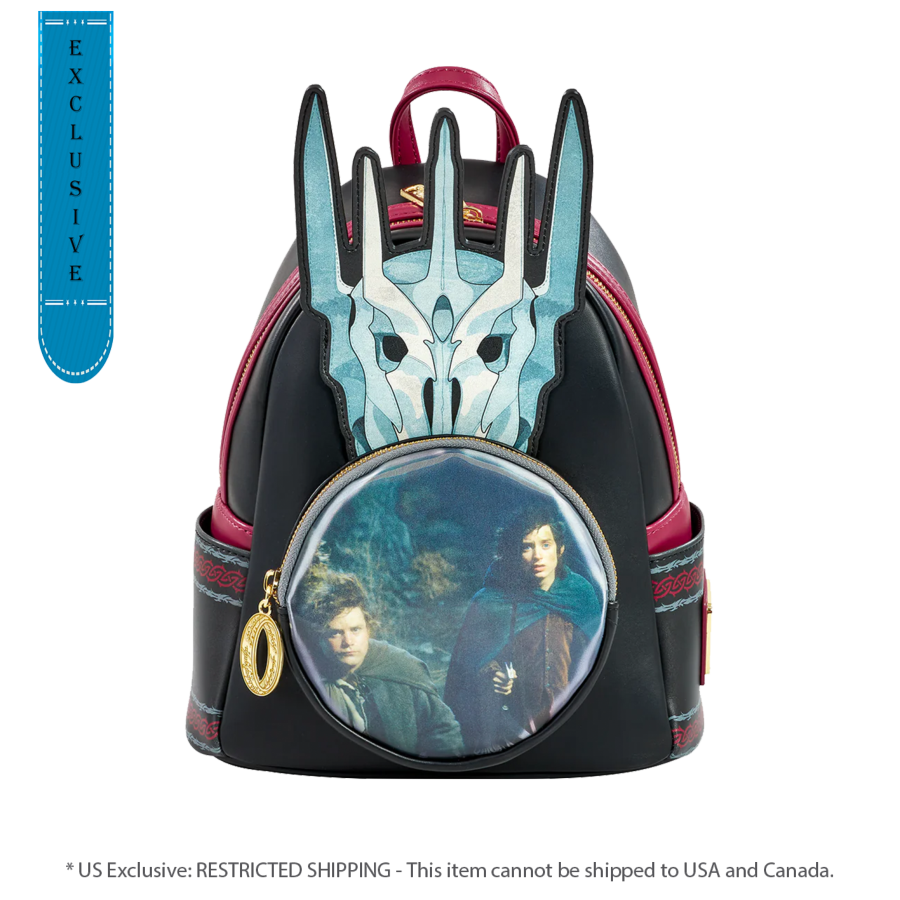 Pop Weasel Image of Lord of the Rings - Sauron US Exclusive Lenticular Mini Backpack [RS] - Loungefly - Bags, Wallets & Purses - Image - Pop Weasel